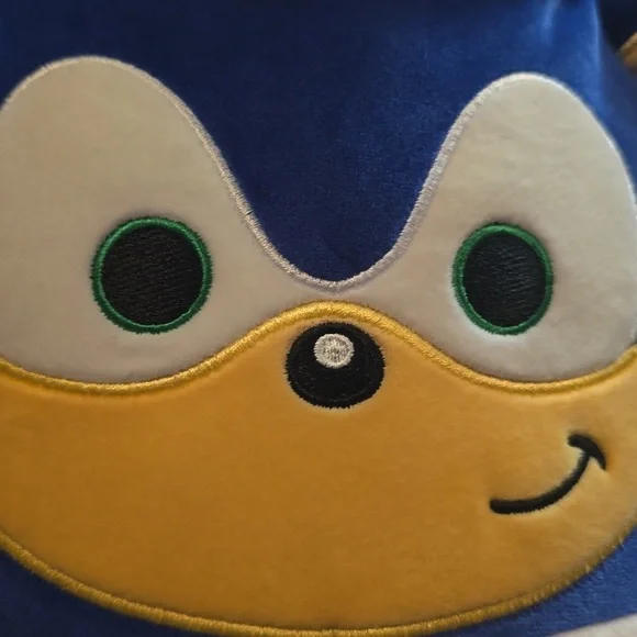 New Squishmallow Santa Sonic 15 In Stuffed Animal Rounded Bottom - Picture 2 of 5